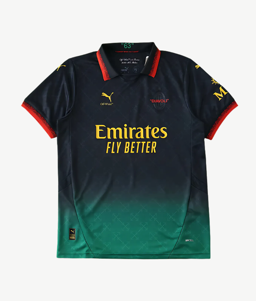 AC MILAN "OFF" FASHION COLLAB 2024/25 SPECIAL EDITION SHIRT