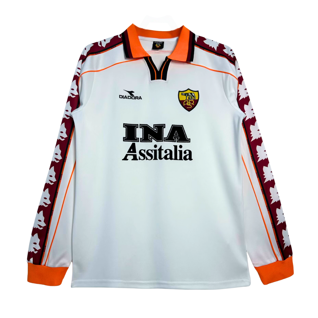 AS Roma Long Sleeve Away Shirt - 1998-99