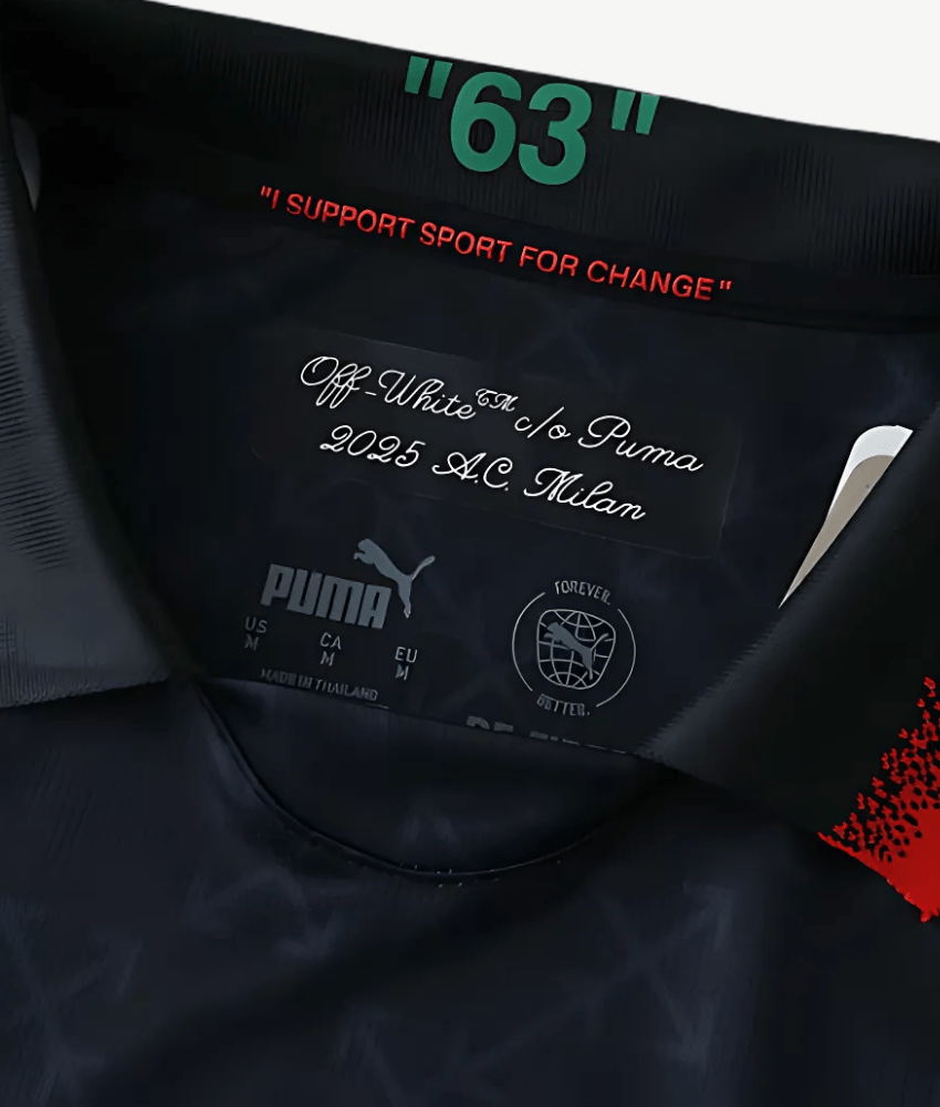 AC MILAN "OFF" FASHION COLLAB 2024/25 SPECIAL EDITION SHIRT