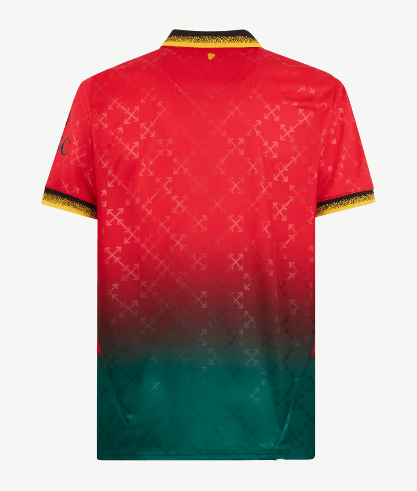 AC MILAN "OFF" FASHION COLLAB RED 2024/25 SPECIAL EDITION SHIRT