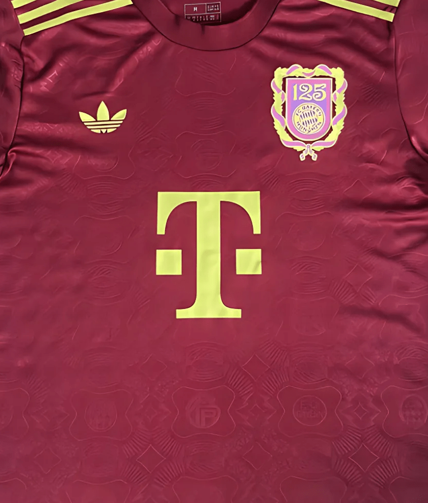 BAYERN MUNICH 2024/25 '125TH ANNIVERSARY BURGUNDY' SPECIAL EDITION SHIRT