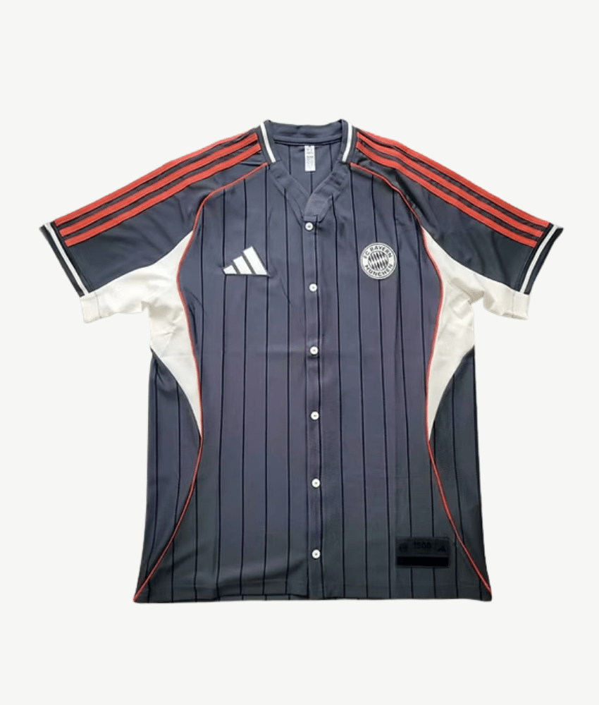 BAYERN MUNICH 2025/26 RETRO BASEBALL SHIRT