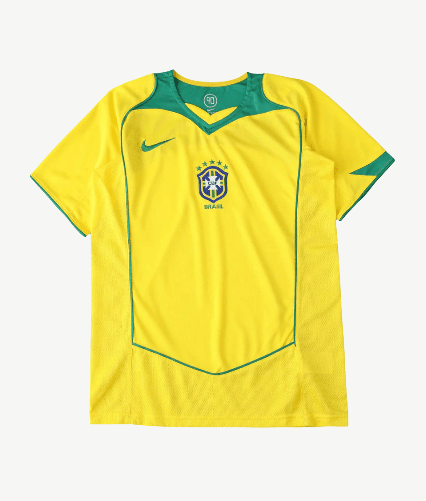 BRAZIL 2004 RETRO HOME SHIRT