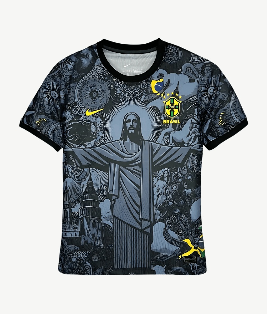 BRAZIL 2024/25 BLACK 'CHRIST THE REDEEMER' SPECIAL EDITION SHIRT