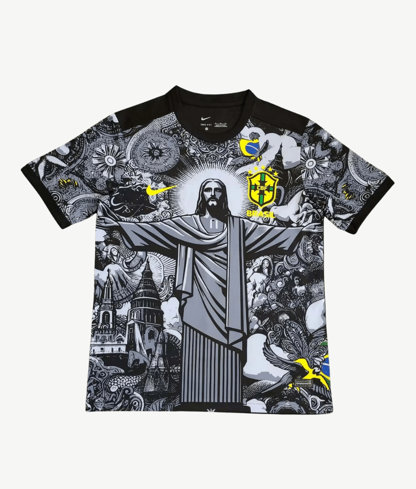 BRAZIL 2024/25 BLACK 'CHRIST THE REDEEMER' SPECIAL EDITION SHIRT