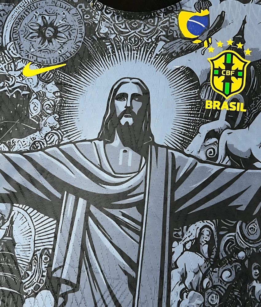 BRAZIL 2024/25 BLACK 'CHRIST THE REDEEMER' SPECIAL EDITION SHIRT