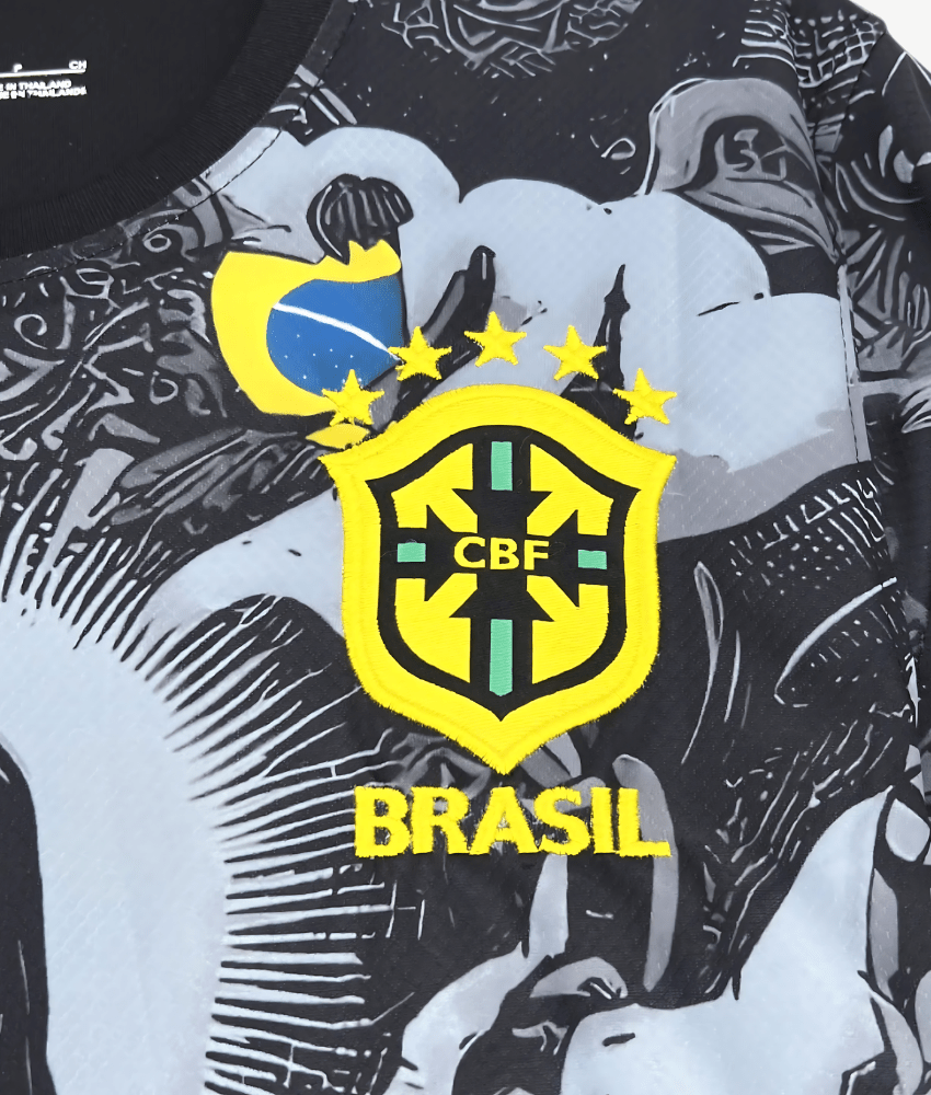 BRAZIL 2024/25 BLACK 'CHRIST THE REDEEMER' SPECIAL EDITION SHIRT