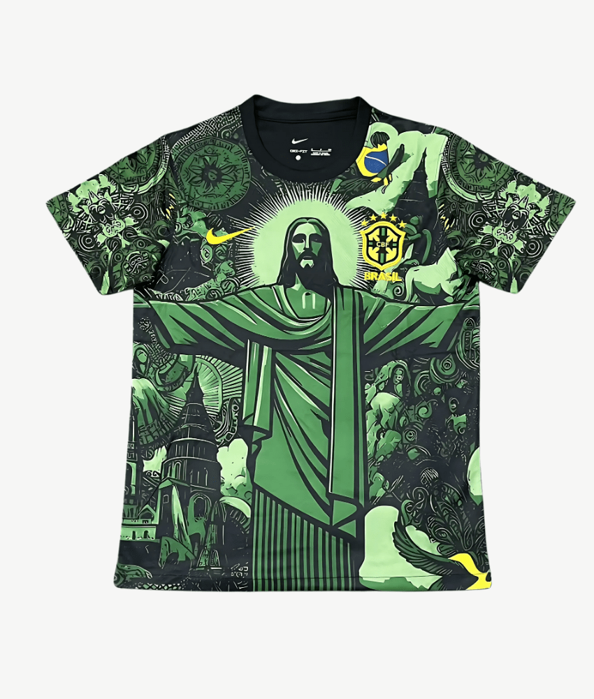 BRAZIL 2024/25 GREEN 'CHRIST THE REDEEMER' SPECIAL EDITION SHIRT