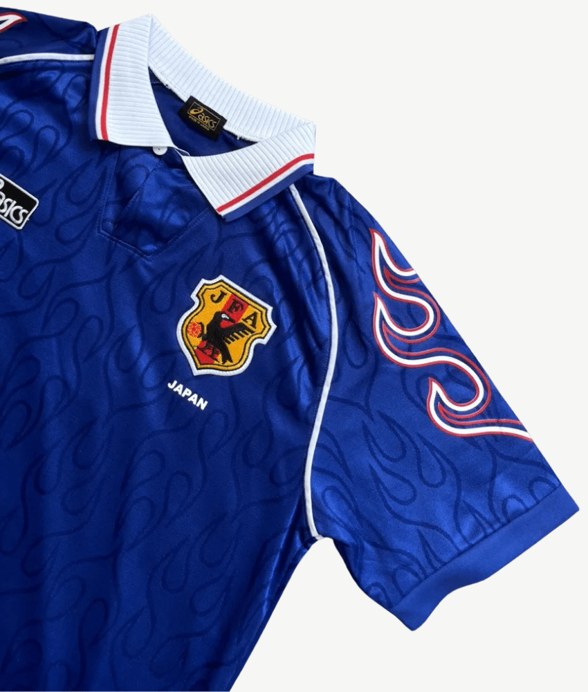 JAPAN 1998 BLUE 'FLAME' RETRO SHIRT
