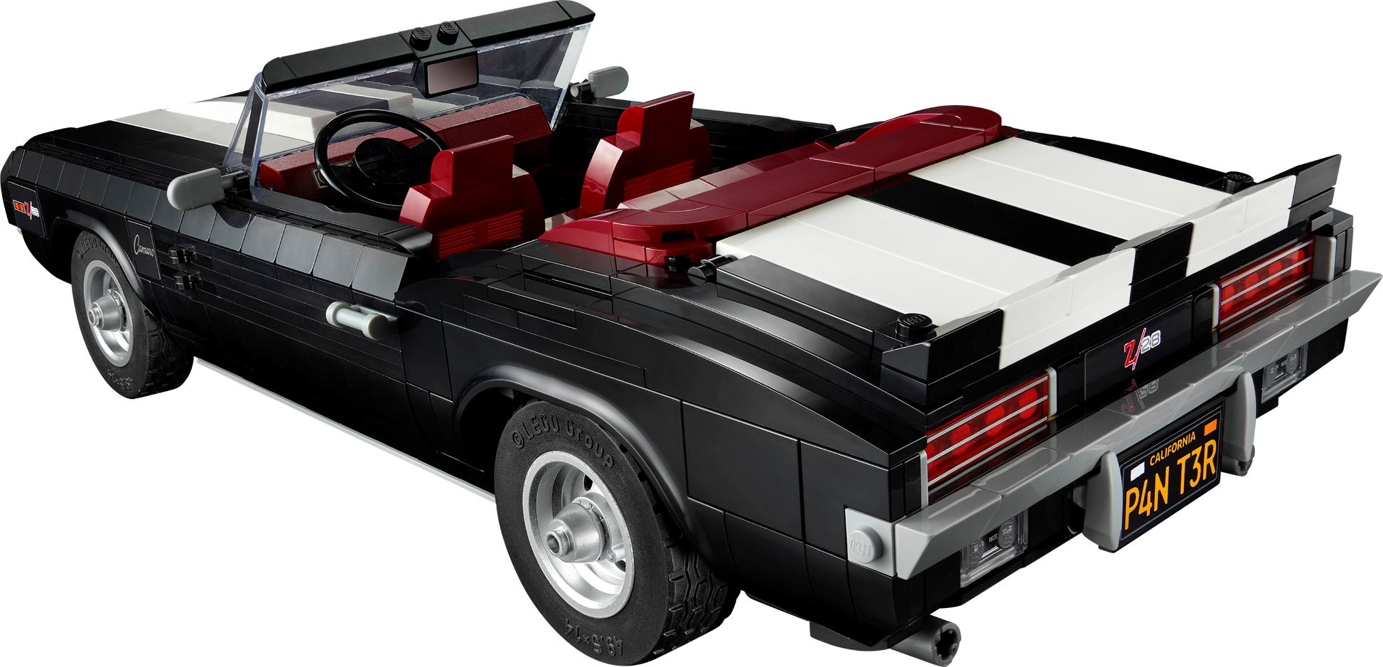 ROLET Camaro 28 sports car model toy assemble building blocks