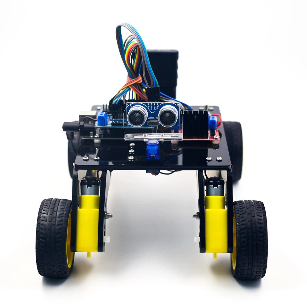 DIY Remote Control Smart Robot Car Kit 4WD Chassis Kit For Robot Car Toy