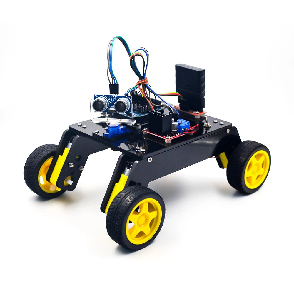 DIY Remote Control Smart Robot Car Kit 4WD Chassis Kit For Robot Car Toy