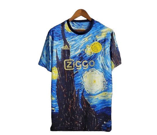 23/24 AJAX x Vincent Van Gogh Oil Painting Starry Night Special Edition kit- Fan version