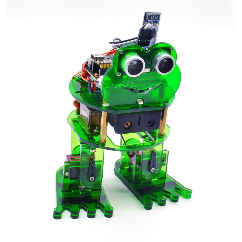 4-DOF Robot Kit Frog Robot for Arduino Nano Graphical Programming/Support IOS & Android APP Control