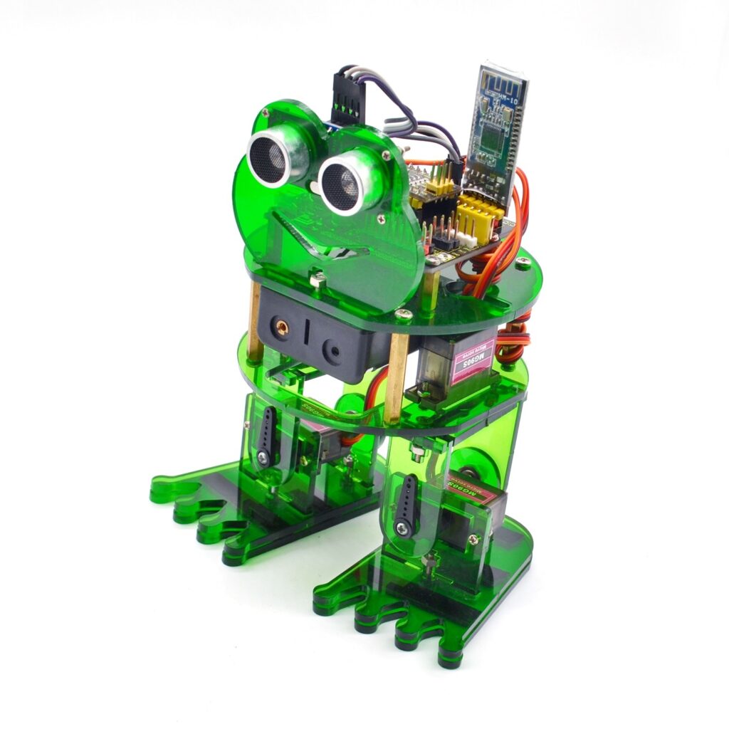 4-DOF Robot Kit Frog Robot for Arduino Nano Graphical Programming/Support IOS & Android APP Control