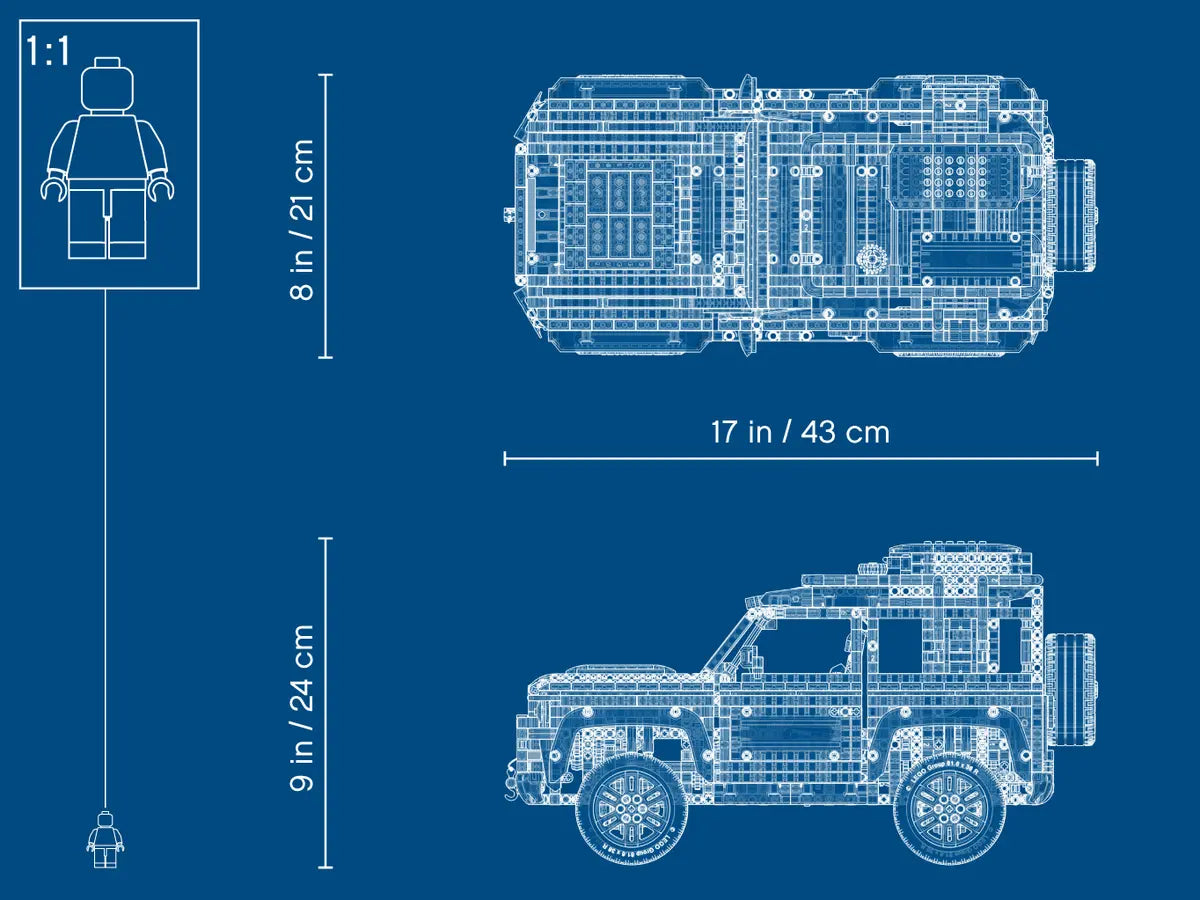 Off-Road Adventure Vehicle Building Set – 2,573 Pieces