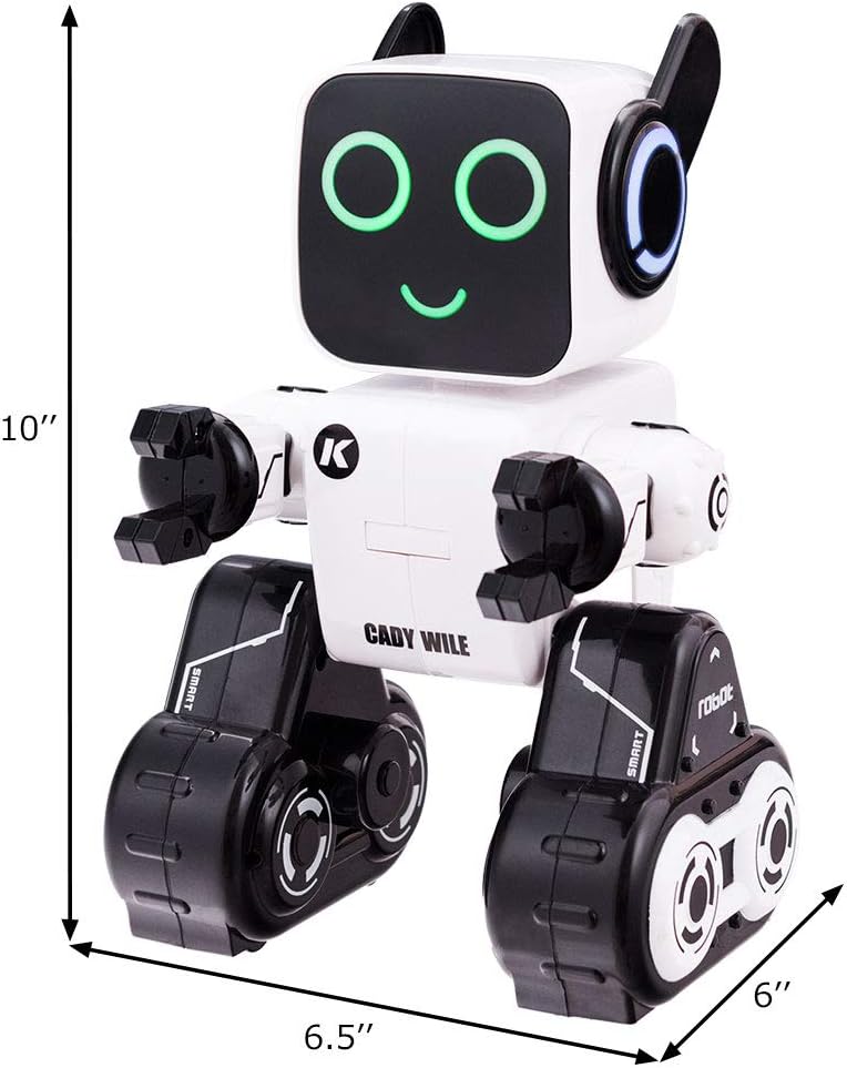 Remote Control Robot Toy, Wireless RC Robot Senses Gesture, Sings, Dances, Talks, and Teaches, Programmable Smart Robot Kit for Kids