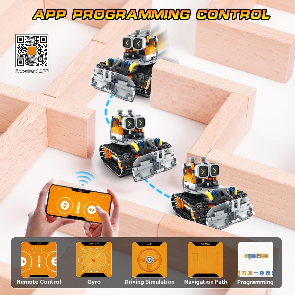 Master STEM Programming Changeable Expressions Robot Building Sets