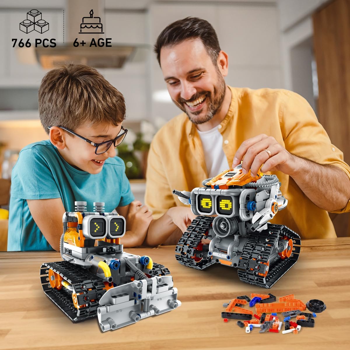 Master STEM Programming Changeable Expressions Robot Building Sets