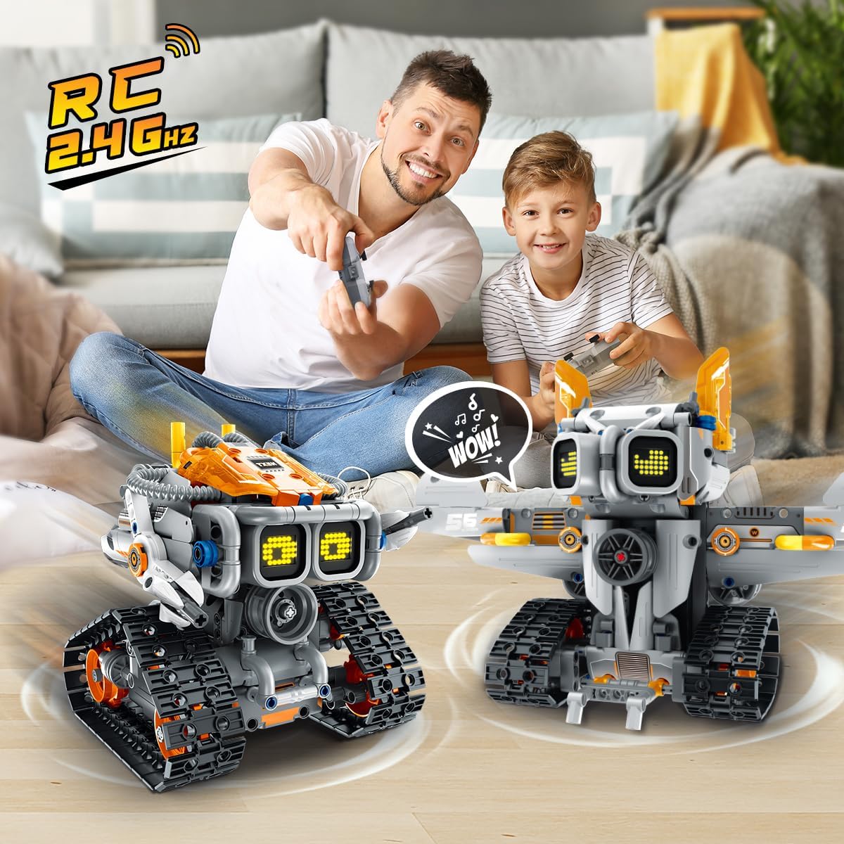 Master STEM Programming Changeable Expressions Robot Building Sets