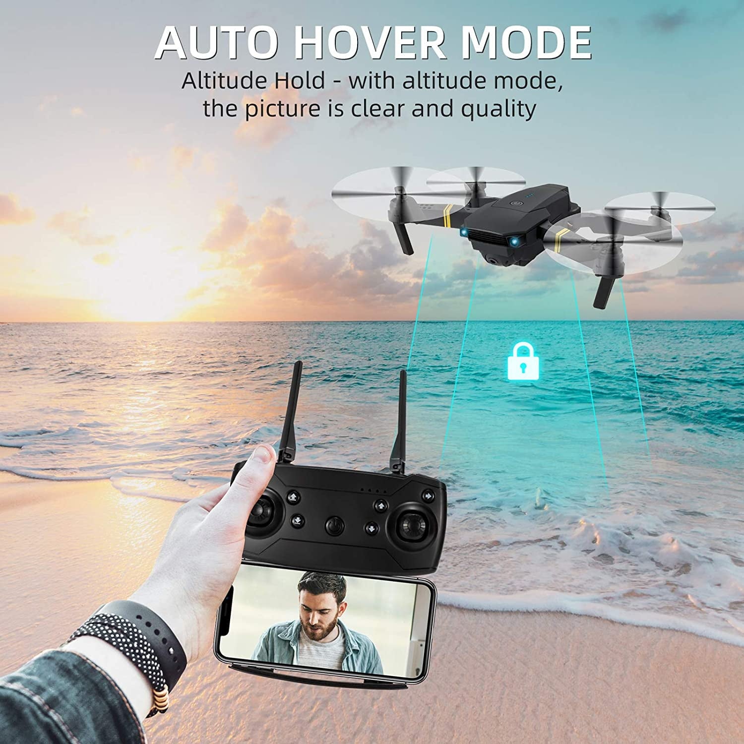 Drone E58 Wifi Camera Drone 4k Camera Optical Flow Rc Quadcopter Drone Mini Drone Toys