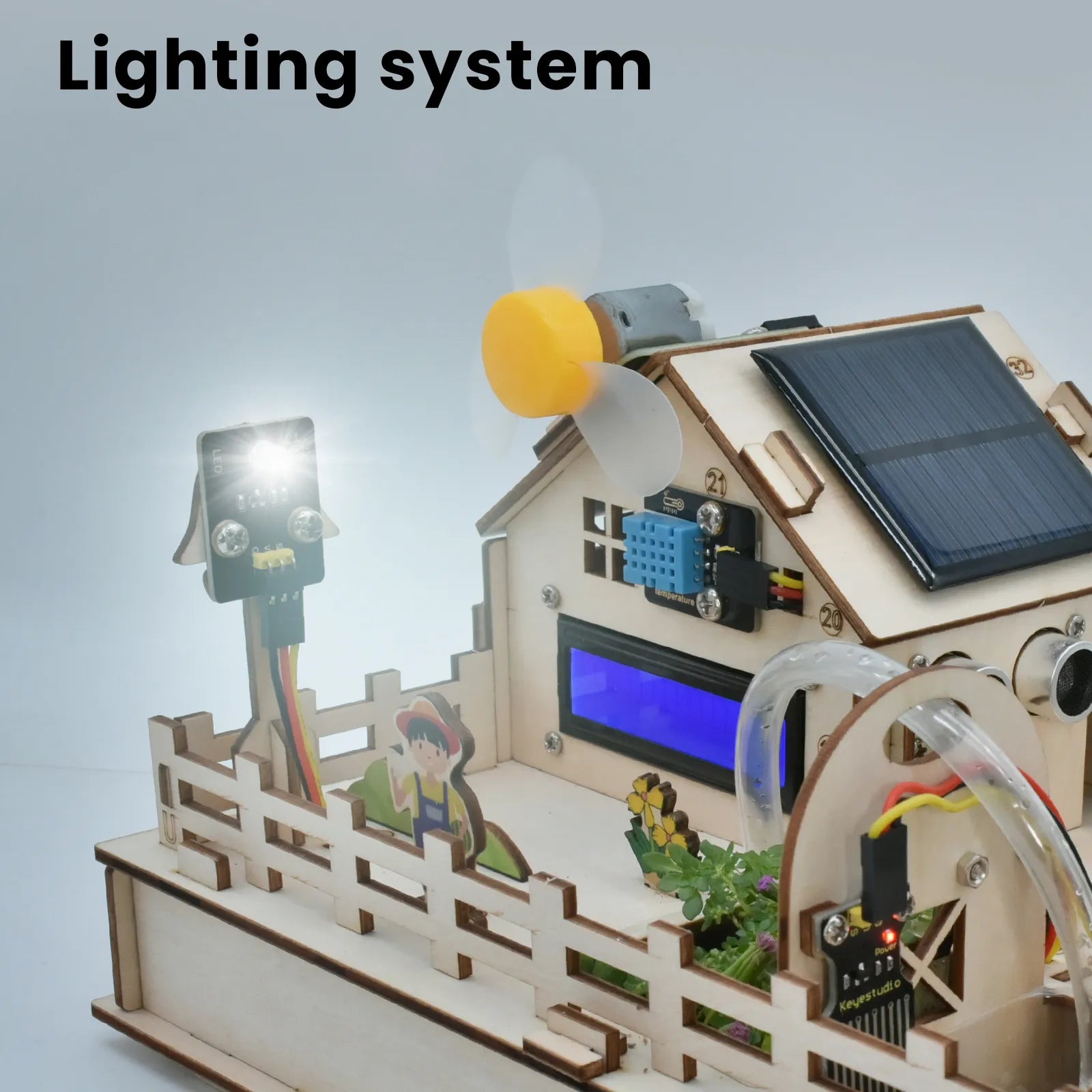 ESP32 IoT Control Smart Farm Starter Kit for Arduino Scratch 3.0 Graphical Programming