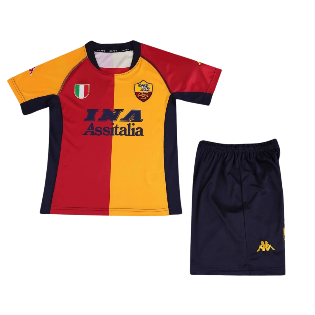AS Roma Home 2000-2001 - KIDS SET