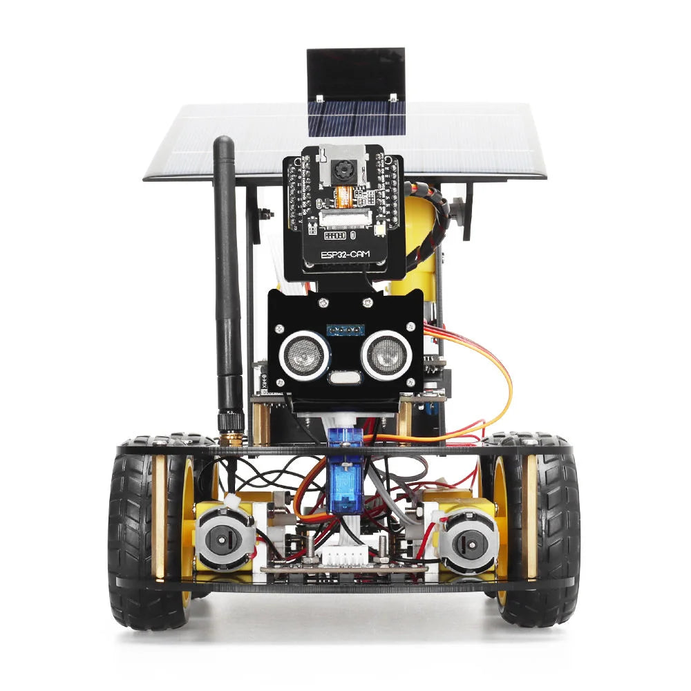 Solar-Powered Autonomous Arduino Robot Kit