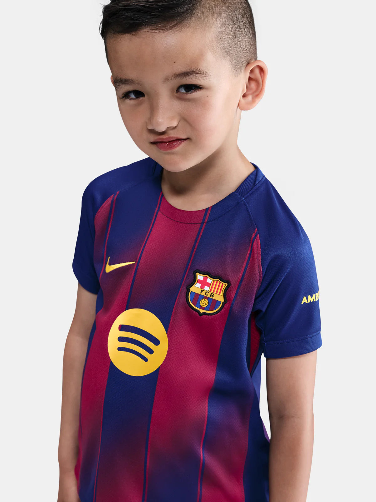 Younger kids home kit 25/26 FC Barcelona