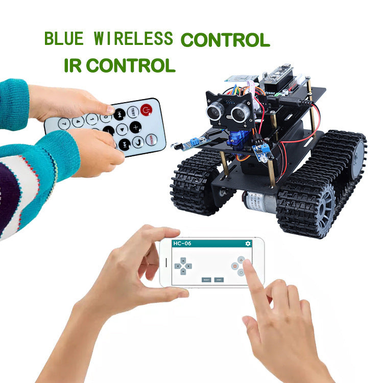 CASLE Car Smart Robot Programming Kit Replacement Spare Parts Electronicgesture Control Kit Smart Car Robot Kit Programming Learning Programming Kit