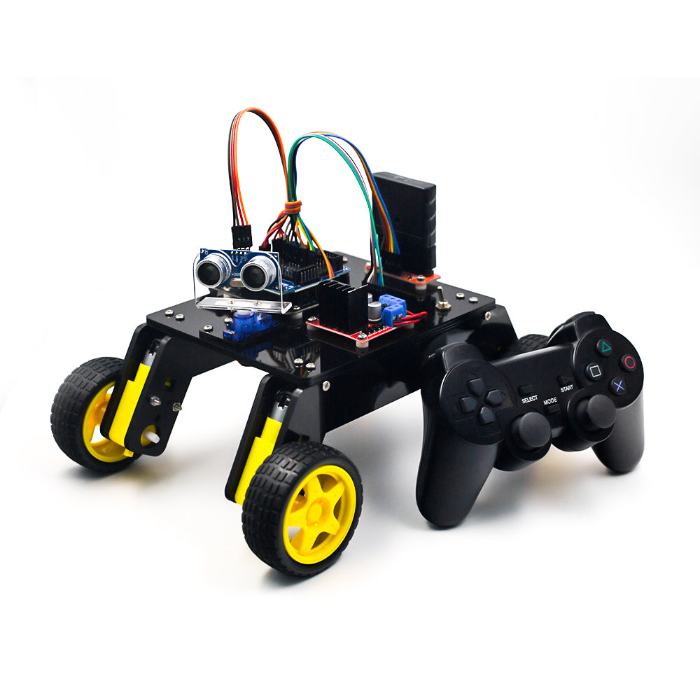 DIY Remote Control Smart Robot Car Kit 4WD Chassis Kit For Robot Car Toy