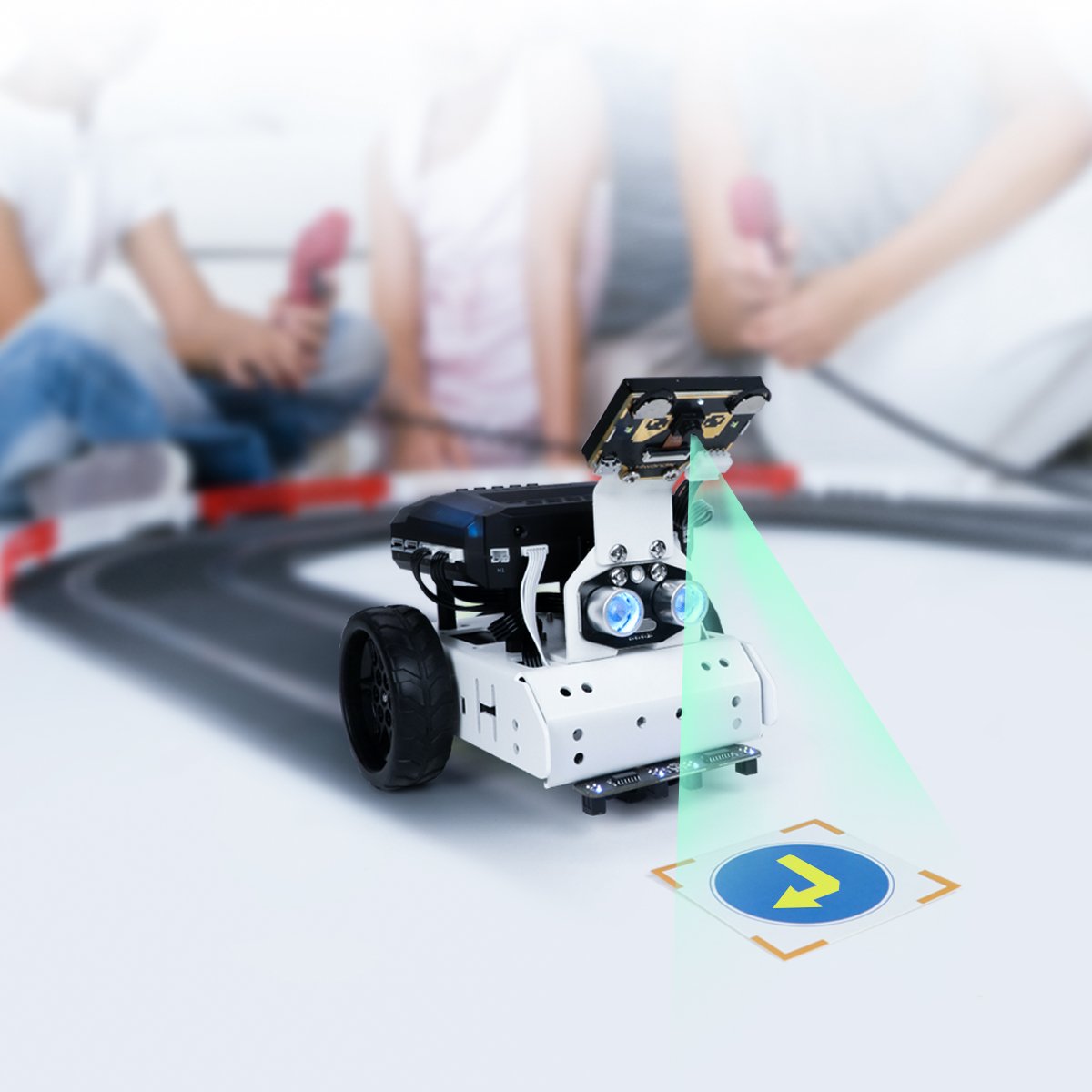 AiNova Intelligent Vision Robot Car Graphical Python Program