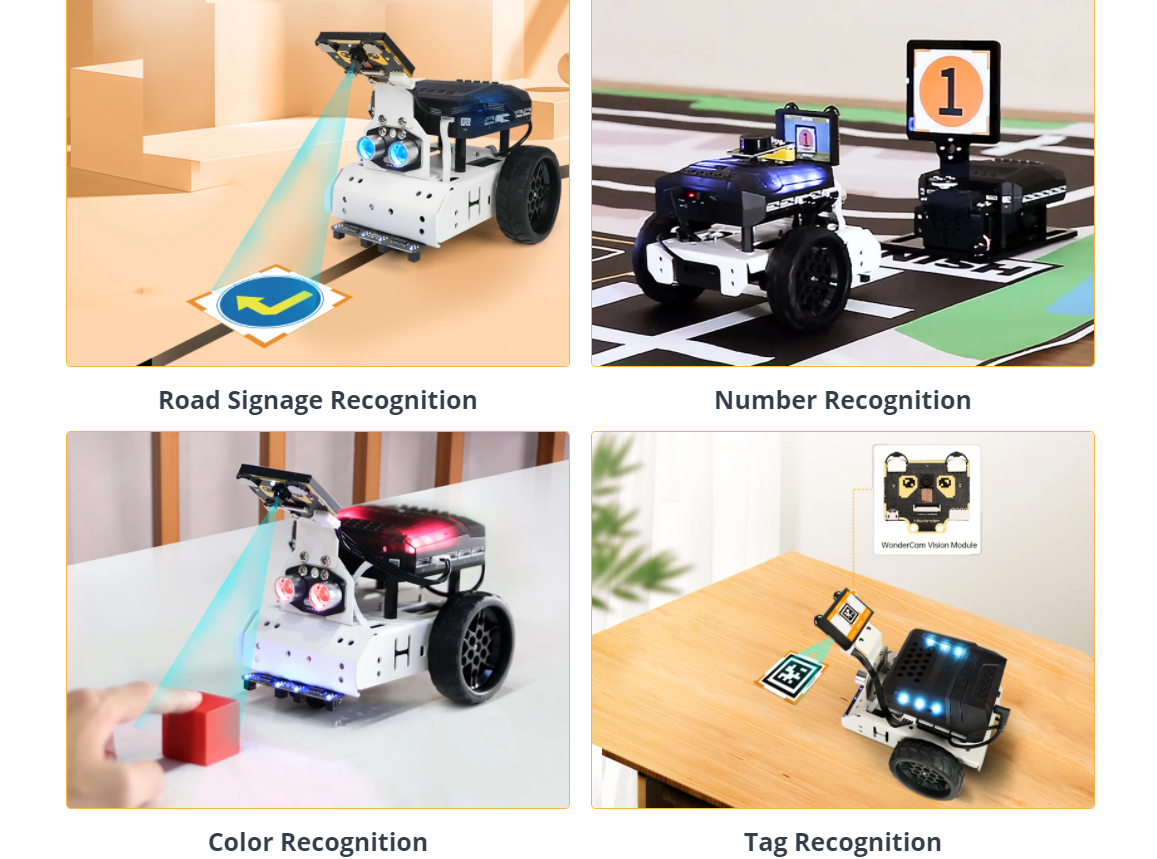 AiNova Intelligent Vision Robot Car Graphical Python Program