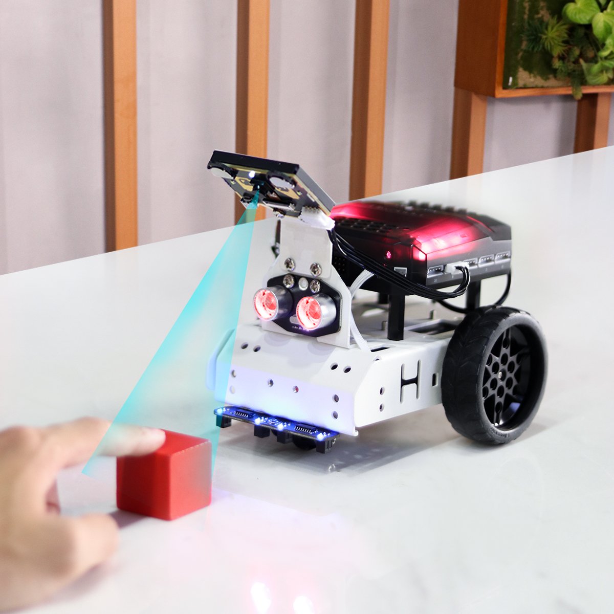 AiNova Intelligent Vision Robot Car Graphical Python Program