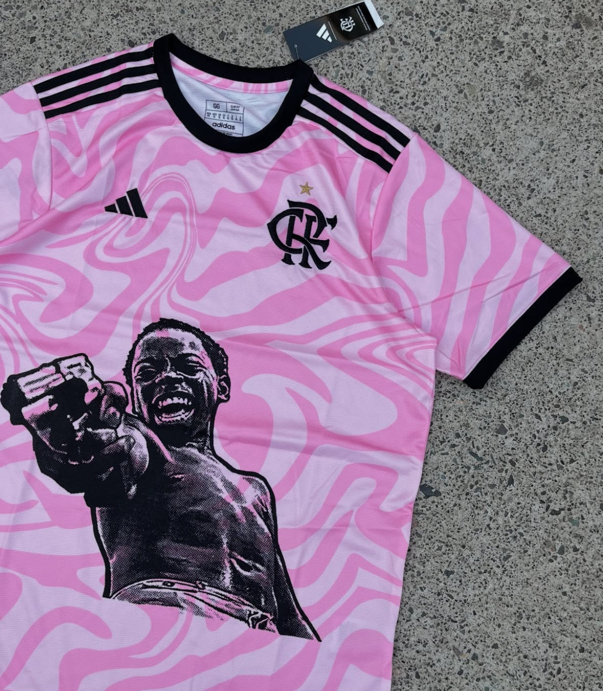 Flamengo X City of God Zé Pequeno Pink Jersey Limited Edition