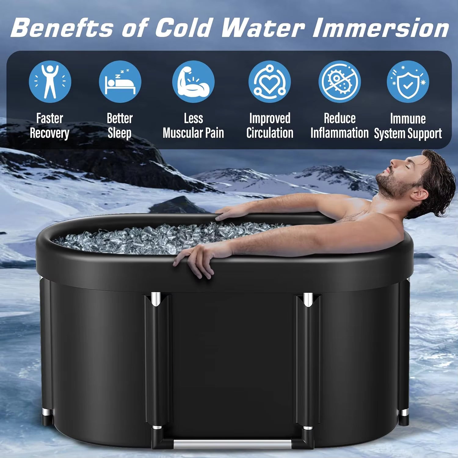 Portable Ice Therapy Bath: Enhanced Recovery & Comfort