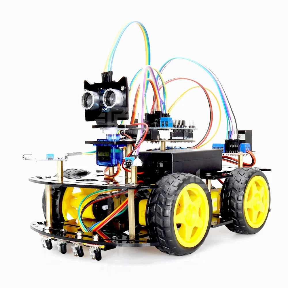 Arduino Project Programmable Robot Starter Kit with Multi-Sensor Integration