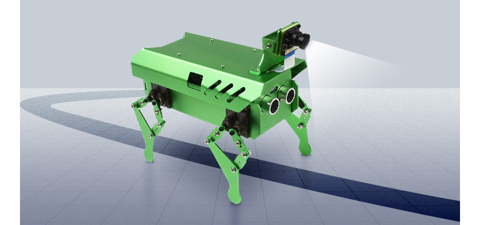 Sisual Inspection An Open Source Bionic Dog-Like Robot Powered by Raspberry Pi (Optional) Ultrasonic Obstacle Avoidance