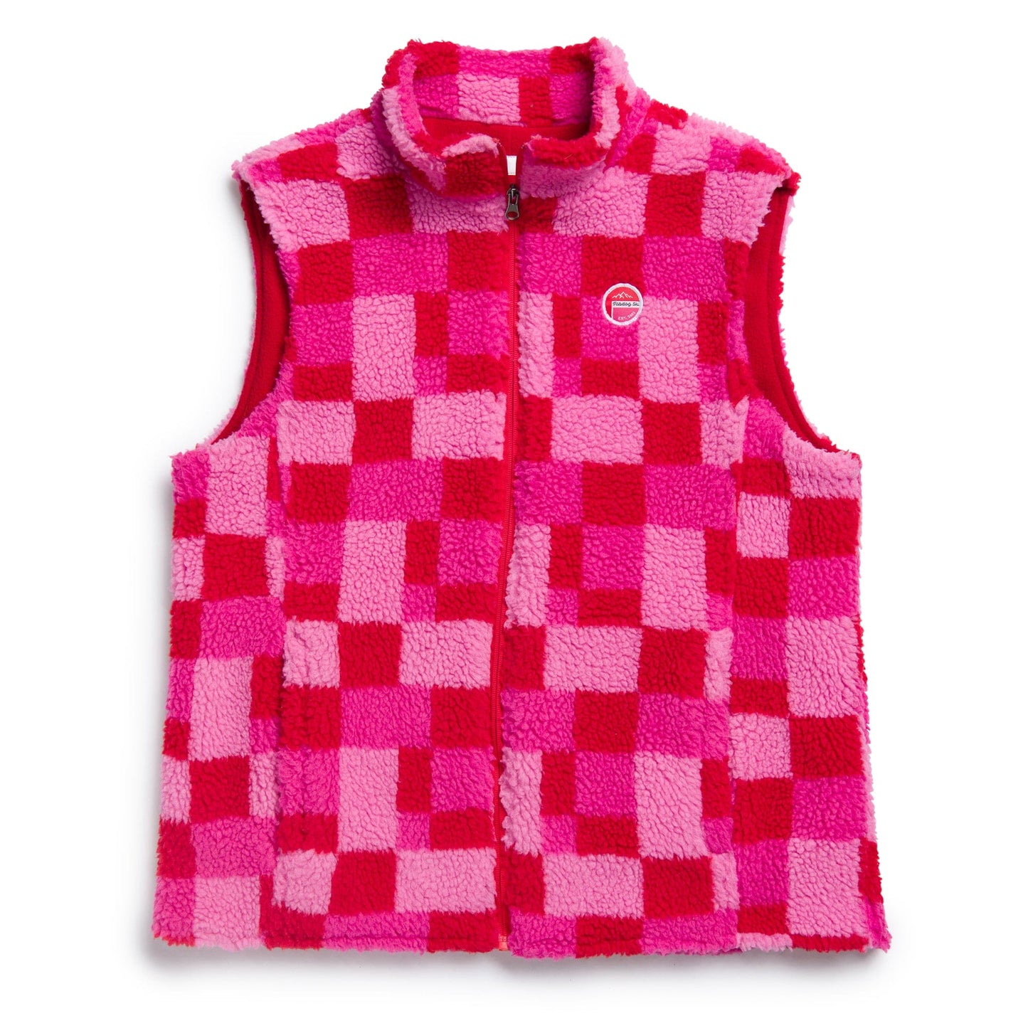 Ski Matching Human Pink Sherpa Vest