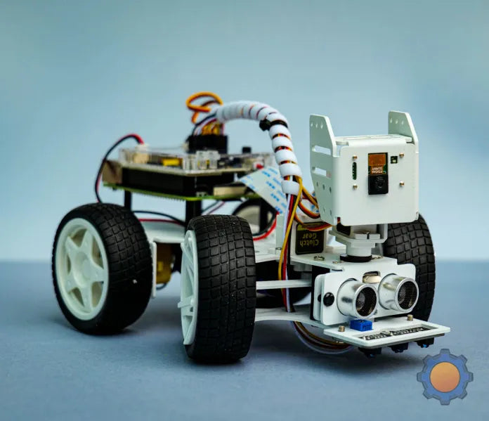 SunFounder Smart Video Robot Car Kit for Raspberry Pi, Python/Blockly, Web Control, Line Tracking, for Raspberry Pi Robot Kits for Teens and Adults