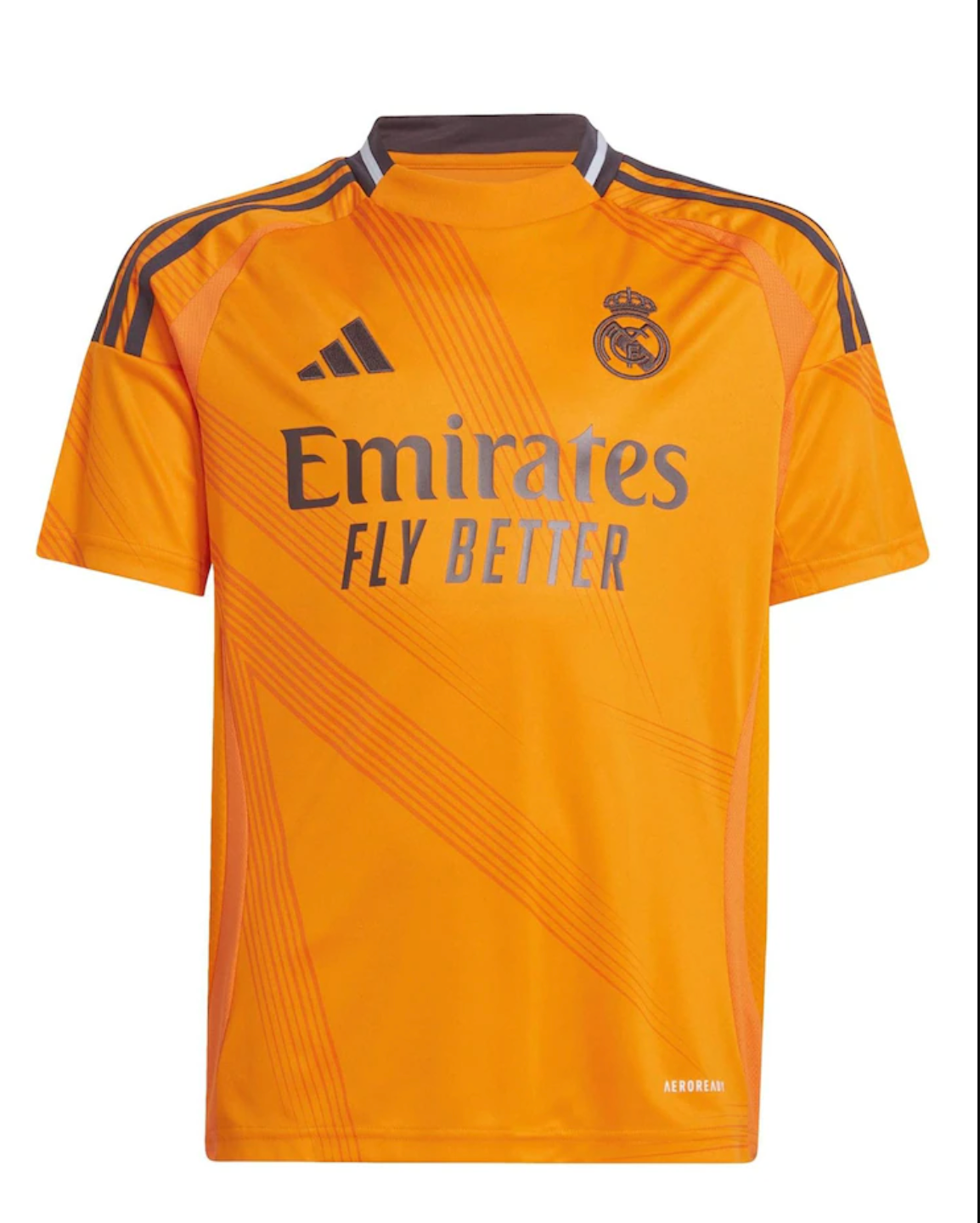 Real Madrid 2024/2025 Away Kit Orange