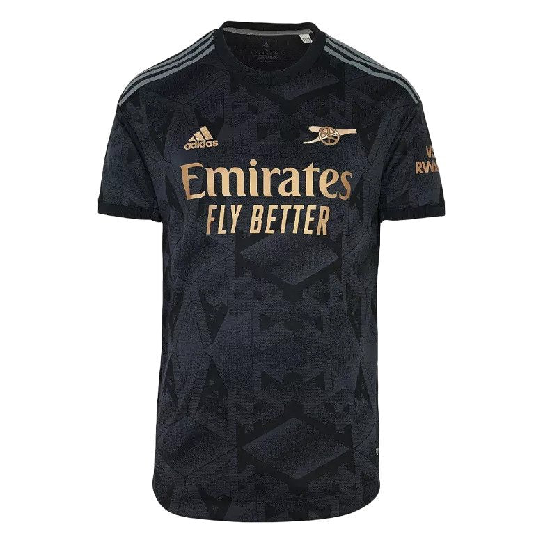 Elevate your football passion with the Arsenal Away Soccer Jersey 2022/23. Crafted for dedicated fans