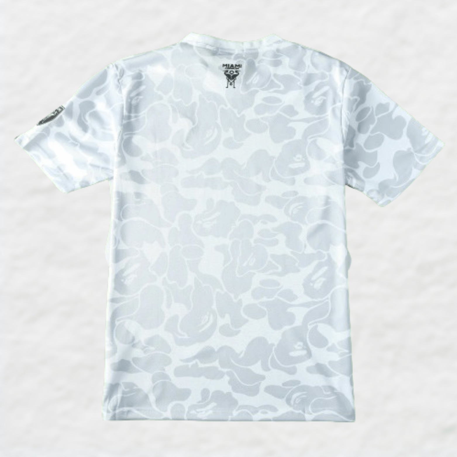 Bape X Inter MIAMI 2023/24 White Camo Shirt