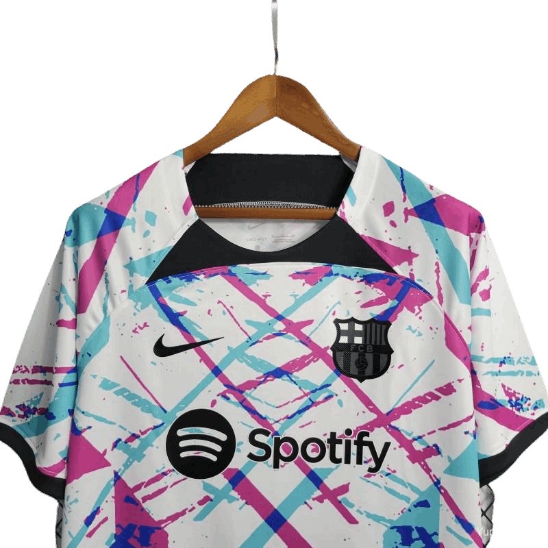 Barcelona White training kit 23-24 - Fan version