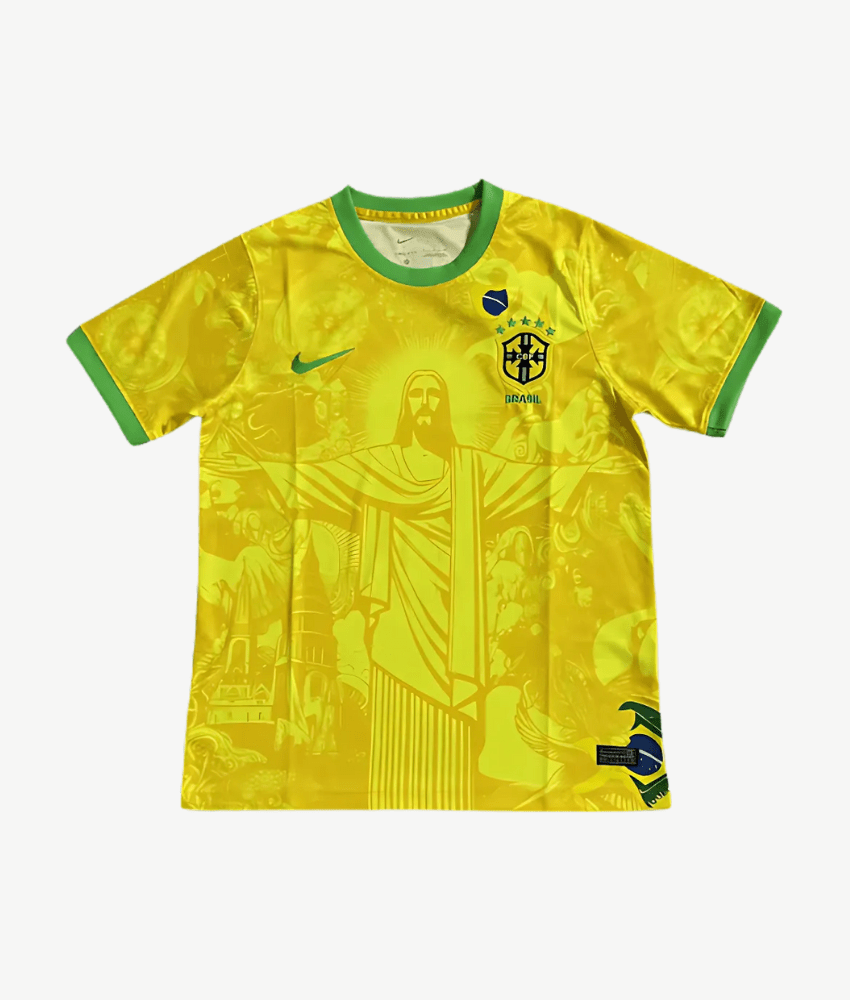 BRAZIL 2024/25 GOLD 'CHRIST THE REDEEMER' SPECIAL EDITION SHIRT