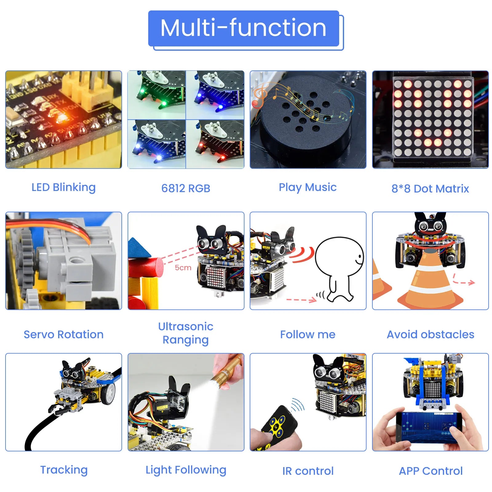 Beetlebot 3 in 1 Robot for Arduino STEM Education