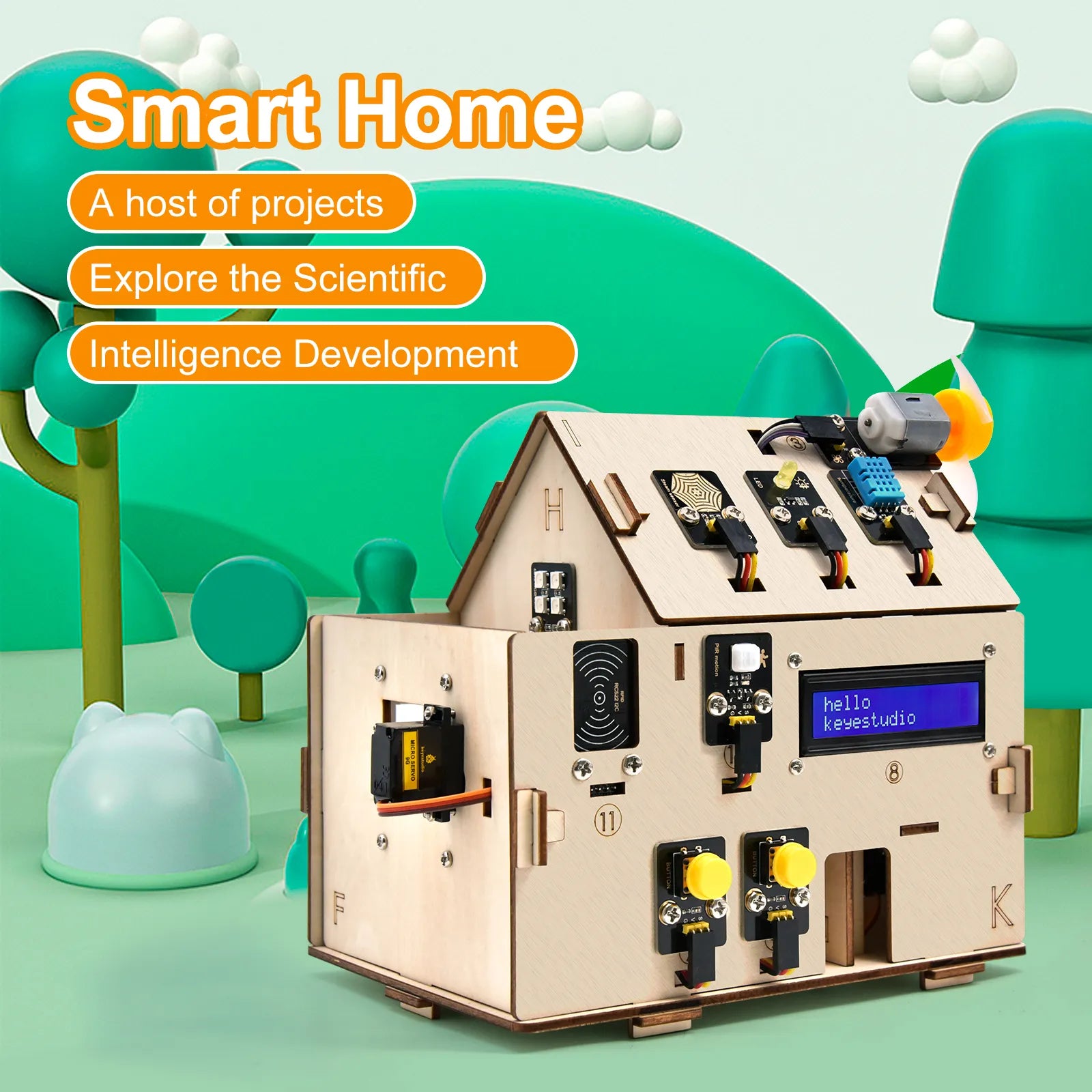 Smart Home Kit ESP32 Starter Kit For Electronic DIY STEM Education