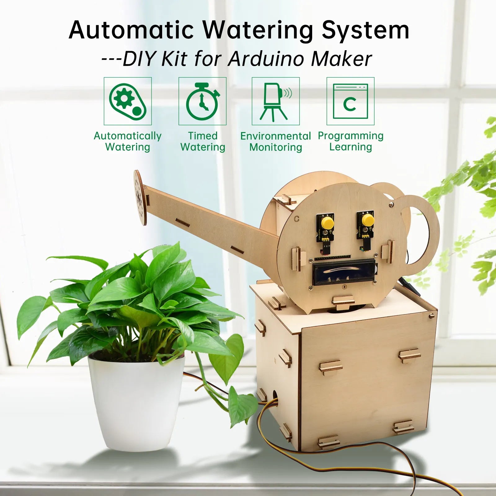 Automatic Watering Starter Kit for Ardu37STEM Electronic Pigment DIY Projects