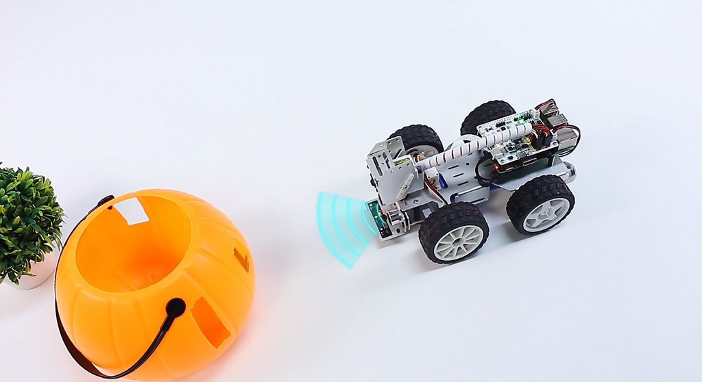 SunFounder Smart Video Robot Car Kit for Raspberry Pi, Python/Blockly, Web Control, Line Tracking, for Raspberry Pi Robot Kits for Teens and Adults