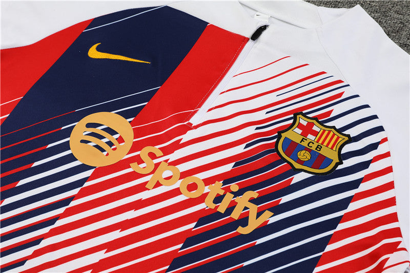 Barcelona 23-24 | White Camouflage Style | Tracksuit